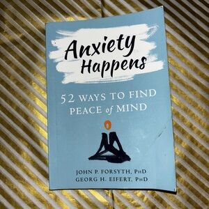 Anxiety Happens Book - Blue Cover